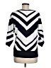 Joan Vass New York Chevron-herringbone Blue Pullover Sweater Size M - photo 2