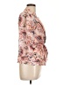 Elle Pink 3/4 Sleeve Blouse Size L - photo 4