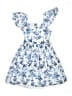 Assorted Brands 100% Cotton Floral Blue Dress Size 8 - photo 1