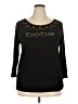 Bebe Black 3/4 Sleeve Top Size 3X - photo 1