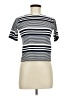 Assorted Brands Stripes Black Short Sleeve Top Size EU (FR) 38 / US 6 - photo 1
