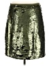 Ann Taylor LOFT 100% Polyester Metallic Green Formal Skirt Size 6 - photo 2
