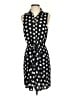 MICHAEL Michael Kors 100% Polyester Polka Dots Black Casual Dress Size 4 - photo 1
