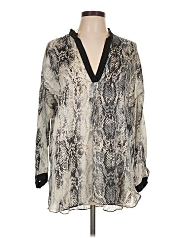 Zara Basic 3/4 Sleeve Blouse (view 1)