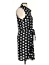 MICHAEL Michael Kors 100% Polyester Polka Dots Black Casual Dress Size 4 - photo 4