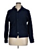 Zara 100% Cotton Solid Blue Jacket Size 14 - photo 1