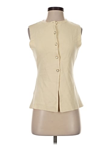 MNG Sleeveless Button-Down Shirt (view 1)