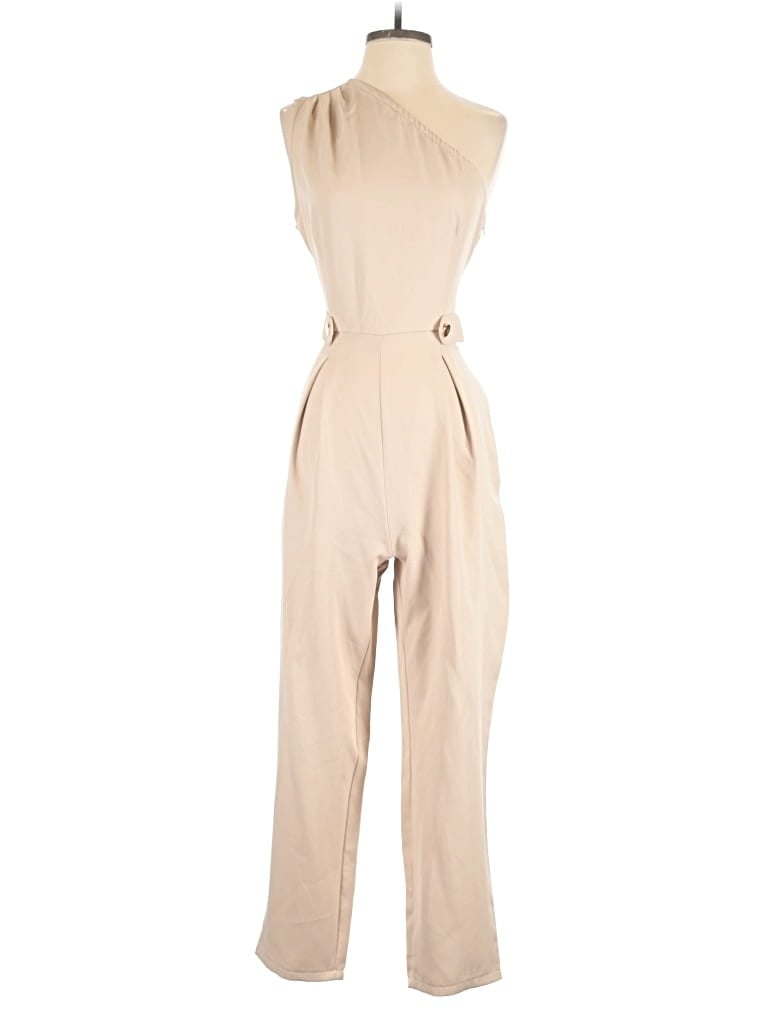 Pre-owned Shein Jumpsuit In Tan