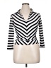 Copper Key Silver 3/4 Sleeve Top Size XL - photo 1