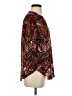 Maurices 100% Polyester Paisley Burgundy 3/4 Sleeve Blouse Size S - photo 4