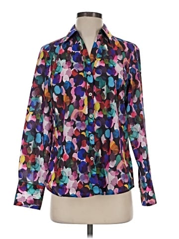 Foxcroft Long Sleeve Blouse (view 1)
