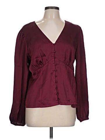 Elizabeth and James Long Sleeve Blouse (view 1)