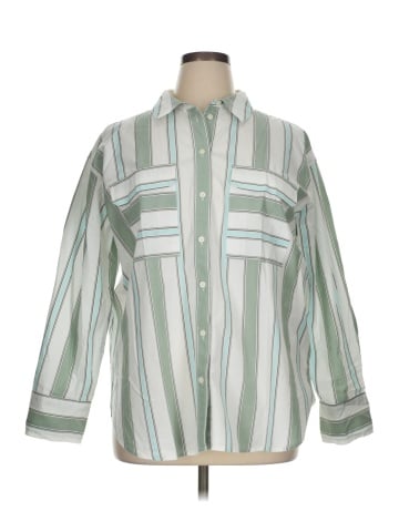 Ann Taylor LOFT Long Sleeve Button-Down Shirt (view 1)