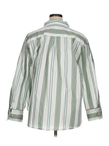 Ann Taylor LOFT Long Sleeve Button-Down Shirt (view 2)