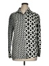 Steve Madden 100% Polyester Print Black Long Sleeve Blouse Size XL - photo 1