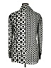 Steve Madden 100% Polyester Print Black Long Sleeve Blouse Size XL - photo 2