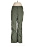 L.L.Bean Solid Green Casual Pants Size 12 - photo 1