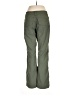 L.L.Bean Solid Green Casual Pants Size 12 - photo 2