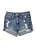 Express Blue Denim Shorts Size 6 - photo 1