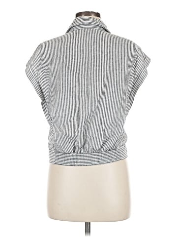 Evereve Sleeveless Button-Down Shirt (view 2)