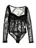 Princess Polly Black Bodysuit Size 4 - photo 1