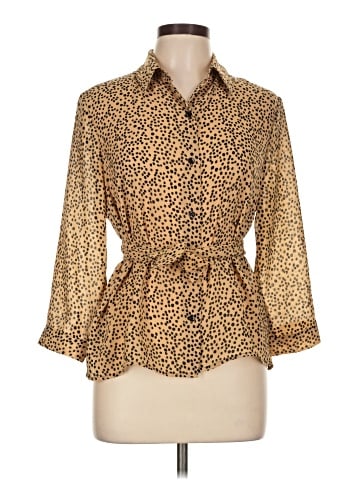 Kathie Lee 3/4 Sleeve Blouse (view 1)