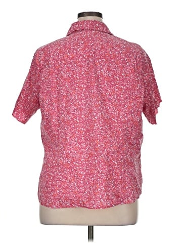 Basic Editions Short Sleeve Blouse (view 2)