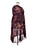 Torrid 100% Polyester Floral Burgundy Casual Dress Size 3X Plus (3) - photo 4
