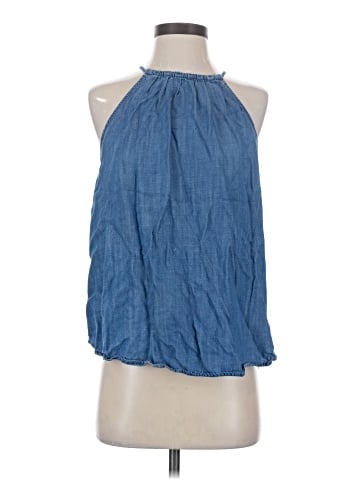 Blue Rain Sleeveless Blouse (view 1)