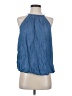 Blue Rain 100% Lyocell Blue Sleeveless Blouse Size S - photo 1