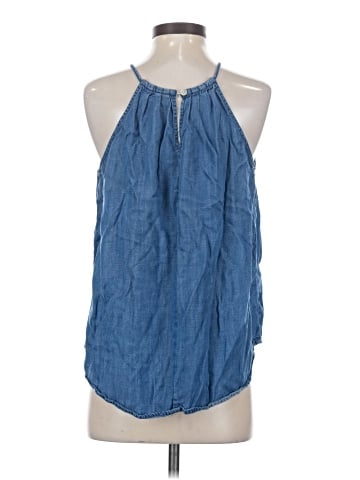 Blue Rain Sleeveless Blouse (view 2)