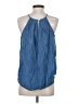 Blue Rain 100% Lyocell Blue Sleeveless Blouse Size S - photo 2