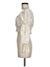 Open Edit 100% Elastic Ivory 3/4 Sleeve Blouse Size M - photo 5