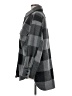 H&M 100% Polyester Plaid Gray Coat Size M - photo 5