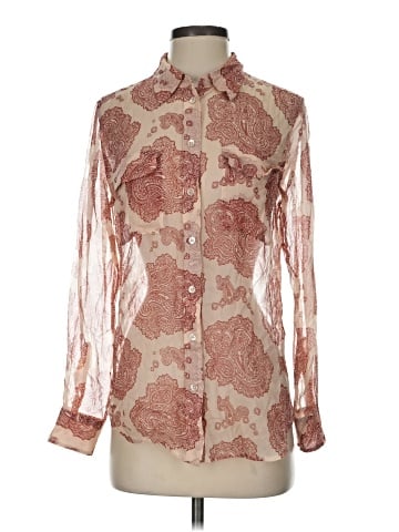 Equipment Long Sleeve Blouse (view 1)
