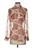 Equipment Paisley Pink Long Sleeve Blouse Size S - photo 1