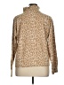 Ann Taylor LOFT Animal Print Tan Turtleneck Sweater Size XL - photo 2