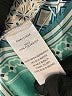 Fate 100% Polyester Paisley Teal Long Sleeve Blouse Size M - photo 8