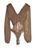 Shein Brown Tan Bodysuit Size S - photo 1