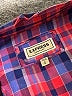 Express 100% Cotton Plaid Red Long Sleeve Button-Down Shirt Size M - photo 7