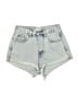 Superdown 100% Cotton Blue Denim Shorts Size 26 waist - photo 1