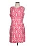 J. McLaughlin Paisley Pink Cocktail Dress Size L - photo 1