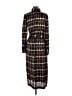 Zara 100% Polyester Print Black Brown Casual Dress Size L - photo 2