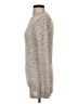 If It Were Me Metallic Silver Pullover Sweater Size S - photo 5