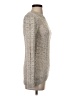 If It Were Me Metallic Silver Pullover Sweater Size S - photo 4