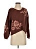 Maurices Floral Brown Pullover Sweater Size S - photo 1