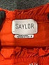 Saylor 100% Cotton Orange Sleeveless Blouse Size M - photo 7