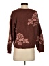 Maurices Floral Brown Pullover Sweater Size S - photo 2