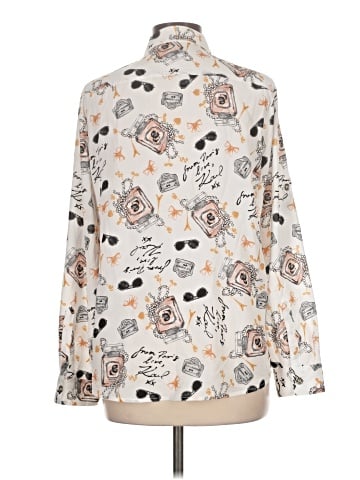 Karl Lagerfeld Paris Long Sleeve Blouse (view 2)