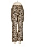 Zara Animal Print Gold Casual Pants Size M - photo 1